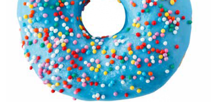 Blue donut
